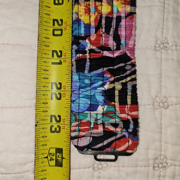 Vintage Multi Color Stretch Belt Knotted  Buckle Size Small - Picture 5 of 5